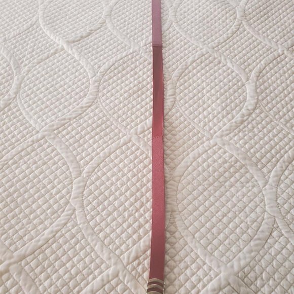 WHBM Red Leather Belt with Elastic Insert - Picture 4 of 4